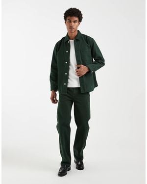Lacoste Overdyed Straight Leg Jeans - Green