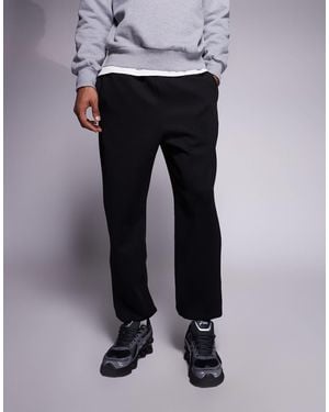 ASOS Tapered Fit Trackies - Black