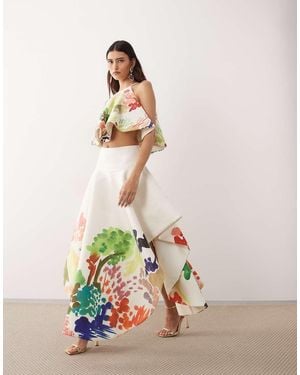 ARRANGE Maxi Skirt - Multicolour