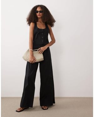 ASOS Waistcoat Jumpsuit - Black