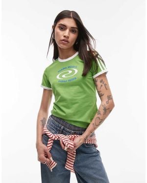 Résumé Resume Sporty Ringer T-shirt - Green