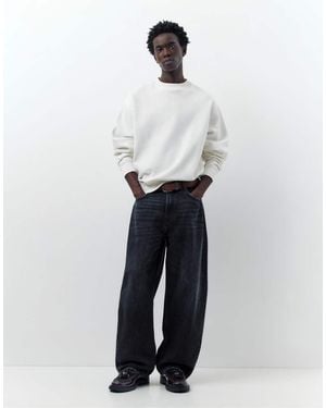 Pull&Bear Balloon-fit baggy Jeans - White