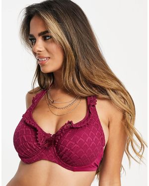 Pour Moi – fuller bust – castaway – neckholder-bikinioberteil für die größere brust - Lila