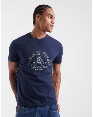 Tommy Hilfiger Crest Club T-Shirt - Blue