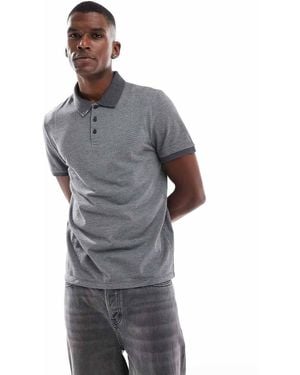 ASOS Essentials Pique Polo Shirt - Grey