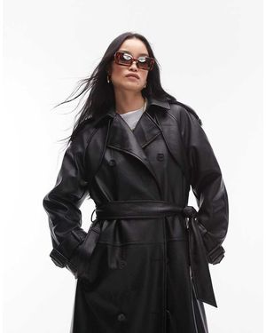 TOPSHOP Trench - Nero