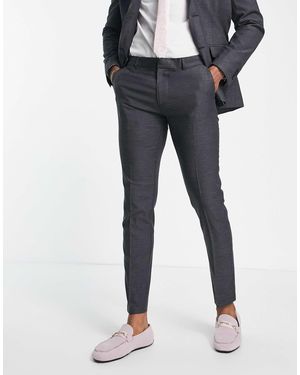 New Look Skinny Suit Trousers - Grey