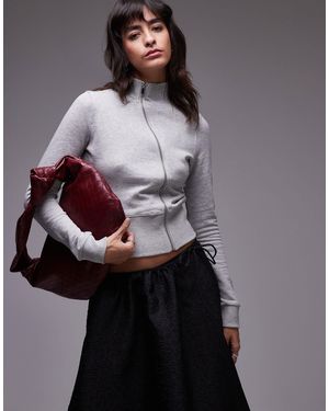 Mango – hochgeschlossener pullover - Grau