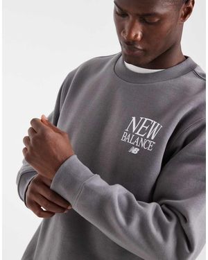 New Balance Reimagined Fleece Crew - Grey