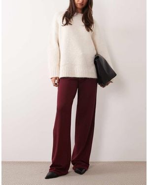 Jdy Wide Leg Tailo Trousers - Natural