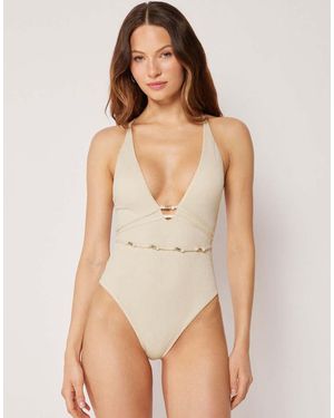 Calzedonia Swimsuit Wild Jungle - Natural