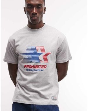 Prohibited Sporting Goods T-shirt - Grey