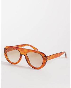 ASOS Round Aviator - Pink