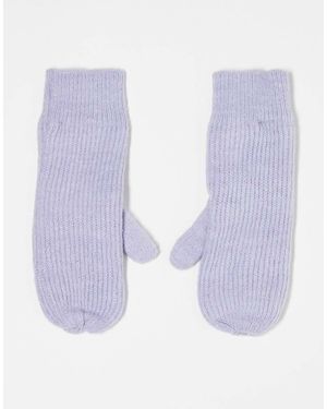 Vero Moda Geribbelde Wanten - Paars