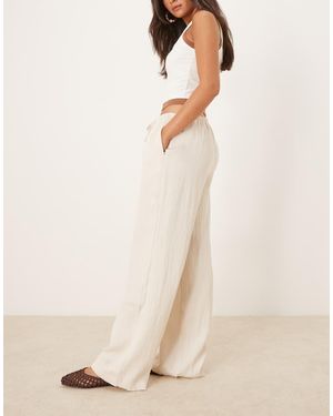 Jdy Wide Leg Trousers - Natural