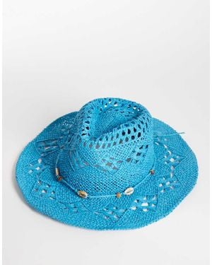 Reclaimed Vintage Cowboy Hat - Blue