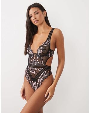 Ann Summers Bodysuit aus spitze - Pink