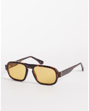 & Other Stories Retro Square Sunglasses - Natural