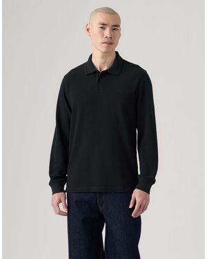 Levi's Polo original à manches longues - Bleu