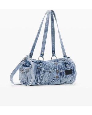 Desigual Denim Bag Pockets - Blue