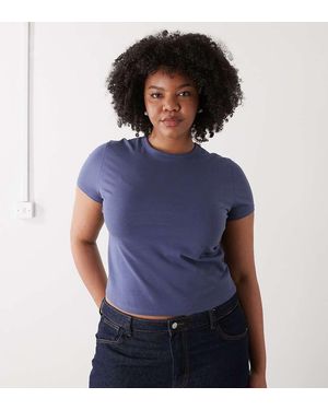 Collusion Plus Baby Tee - Blue