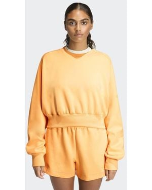 adidas Originals Soft Lux Loose Sweatshirt - Yellow