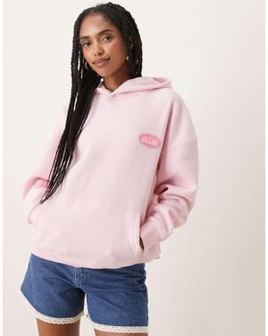 Cotton On Cotton On Plush Premium Graphic Hoodie - Pink