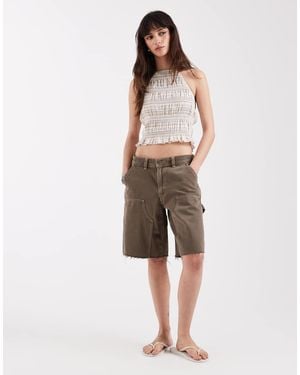 Levi's Pantalones Cortos Vaqueros Utility Baggy Marrones - Neutro