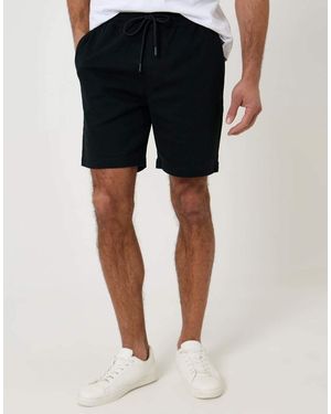 Threadbare Shorter Length Stretch Chino Shorts - Blue