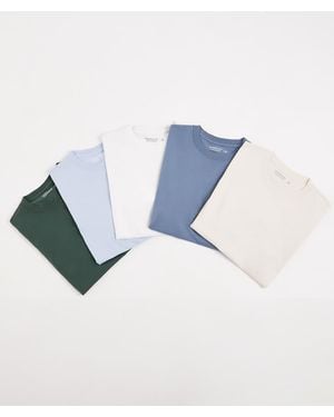 Abercrombie & Fitch 5 Pack T-shirts - Blue