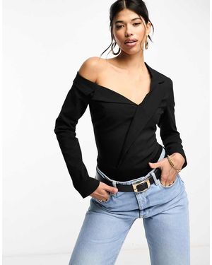 SIMMI Simmi Tailored Off Shoulder Body - Black