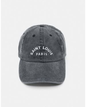 Pull&Bear Pet Met Saint Louis Paris-Motief - Grijs
