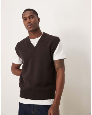 Mango Spencer Met V-Hals - Bruin