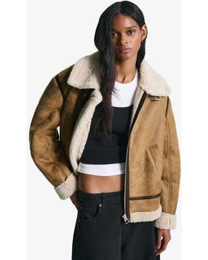 Bershka Giacca Biker - Nero