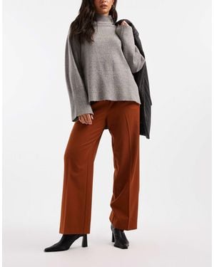 New Look Pantalon ample - rouille - Marron