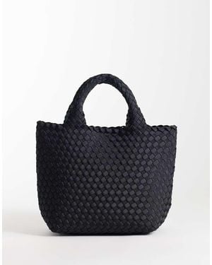 ASOS Satin Weave Mini Tote Bag - Blue