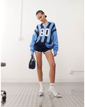 Edikted – larson – oversize-pullover - Blau
