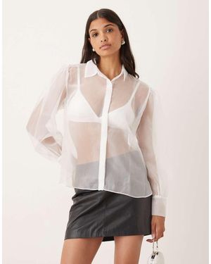 NARRATED Oversized Shirt - Natural