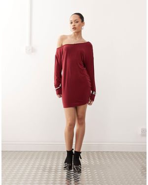 Motel Shelisa Slouchy Mini Dress - Red