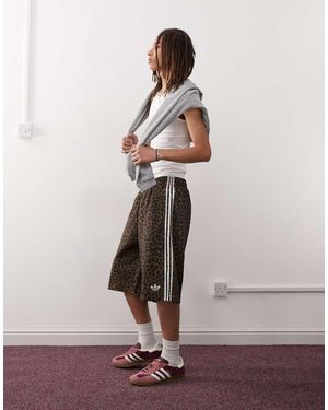 adidas Originals Oversized Shorts - Brown