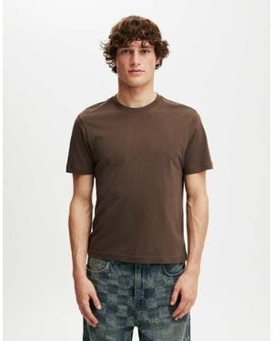 Cotton On Classic Fit T-shirt - Brown