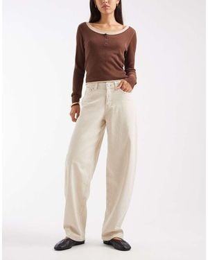 JJXX Fuji Barrel Jeans - Natural
