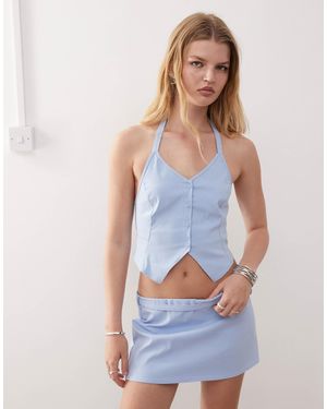 Collusion Bengaline Waistcoat - Blue
