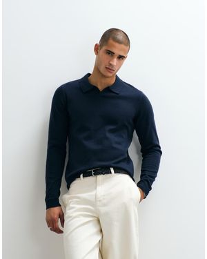 Threadbare Jersey De Punto Con Cuello Trofeo En - Azul