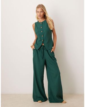 ASOS – palazzo-hose - Grün