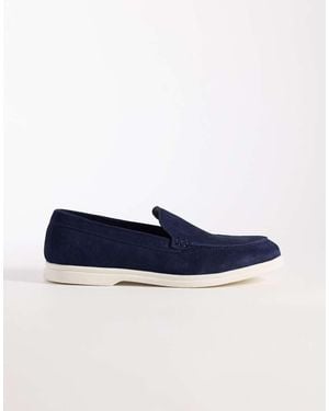 ASOS Loafers With White Sole - Blue