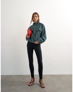 TOPSHOP Organza Bomber - Blue