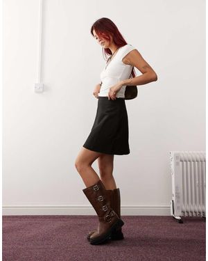 Monki Mini Skirt - Black