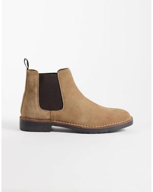 ASOS – chelsea-stiefel aus wildleder - Braun