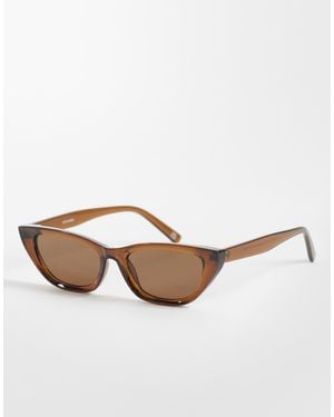 ASOS – cat-eye-sonnenbrille - Natur